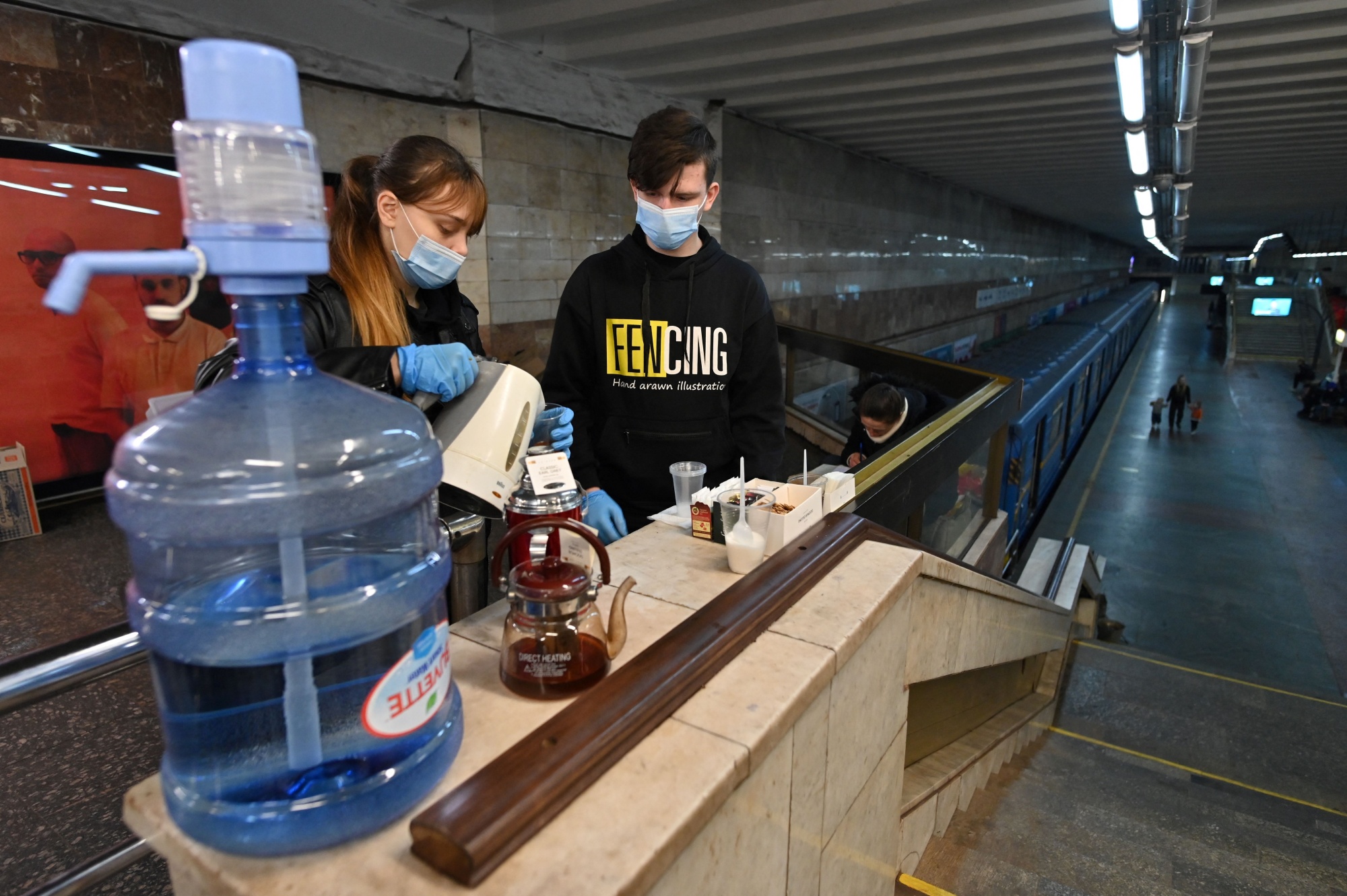 How Kyiv Transformed Its Subway Into a Bomb Shelter - Bloomberg