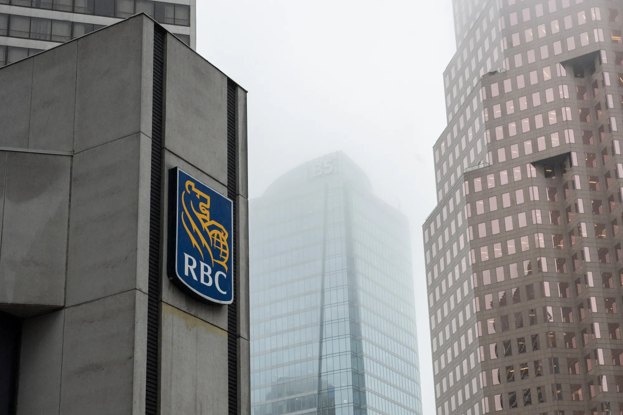 Royal Bank of Canada (RBC) signage in Vancouver.