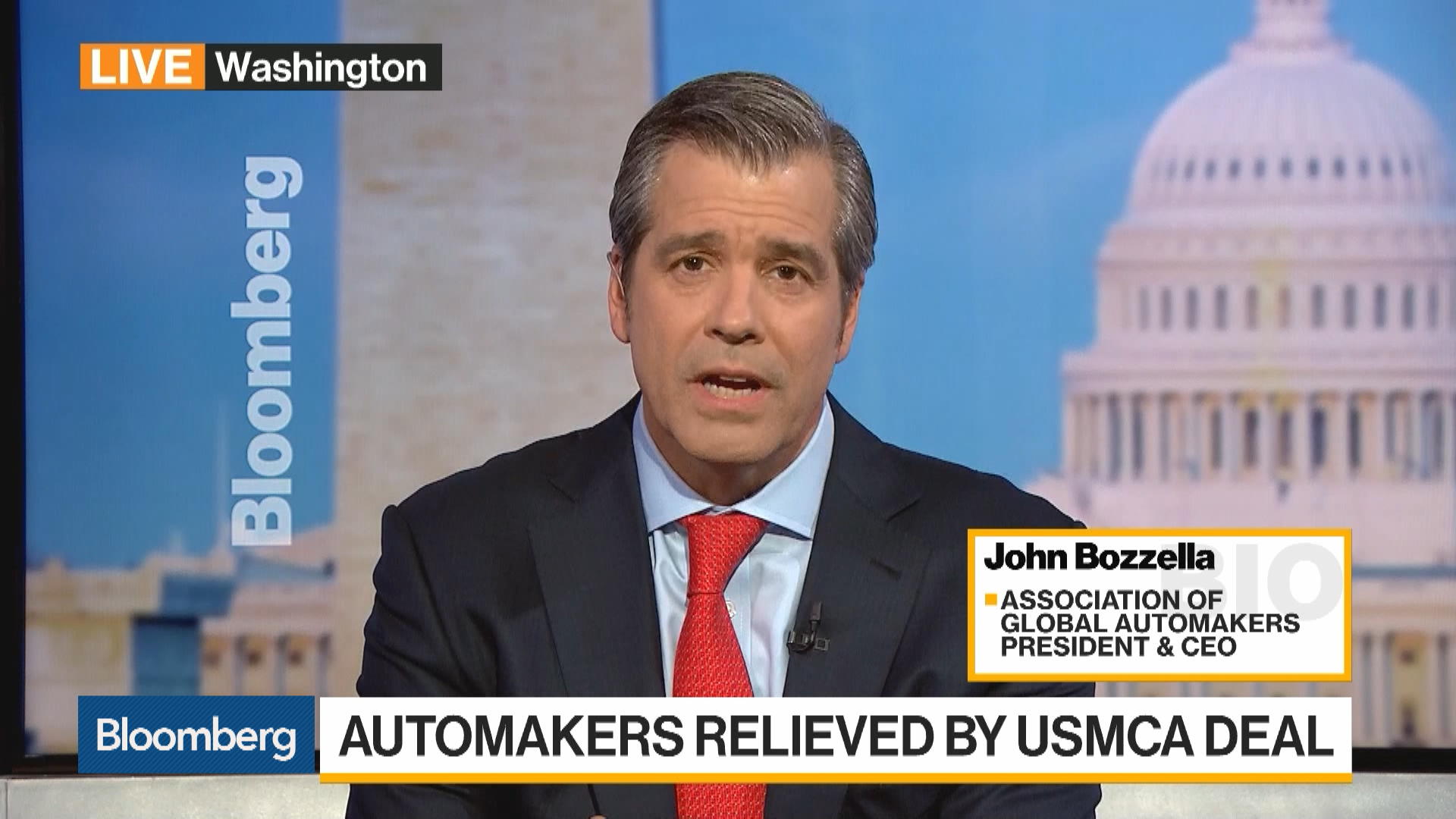 Watch Association of Global Automakers' Bozzella Discusses USMCA