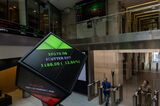 Inside London Stock Exchange as UK Economy Shrinks