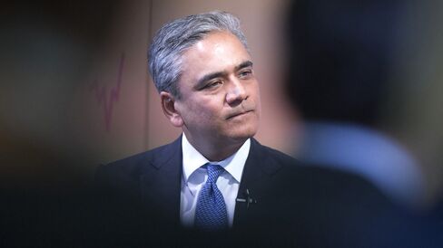 Anshu Jain during the Bloomberg Markets Most Influential Summit, on Oct. 6.