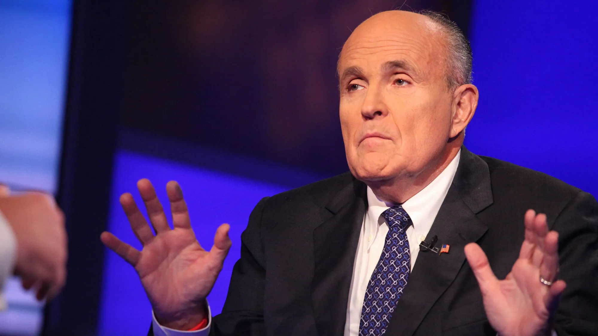 udy Giuliani visits 'Cavuto' On FOX Business Network at FOX Studios on September 23, 2014 in New York City.
