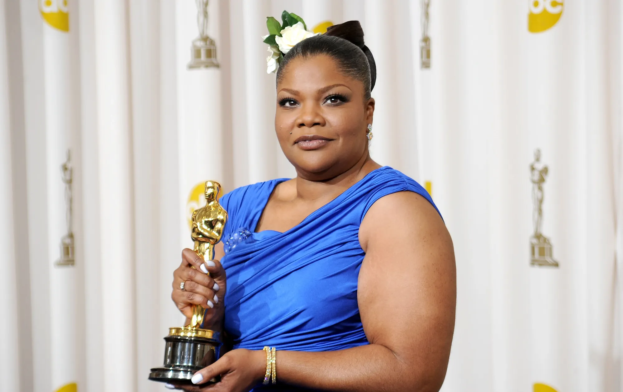 Mo’Nique in the press room at the 82nd Annual Academy Awards in Hollywood on March 7, 2010.