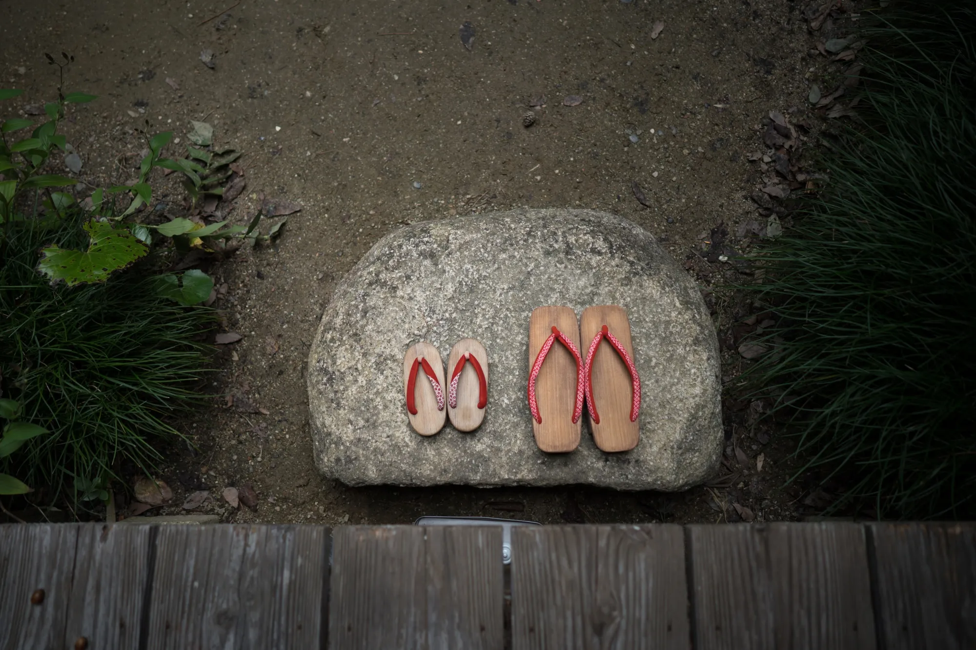 Two pairs of sandals&nbsp;in a replica of the Satsuki and Mei's House from Studio Ghibli’s film 'My Neighbour Totoro', at&nbsp;the Ghibli Park in Nagakute, Japan, in October.&nbsp;