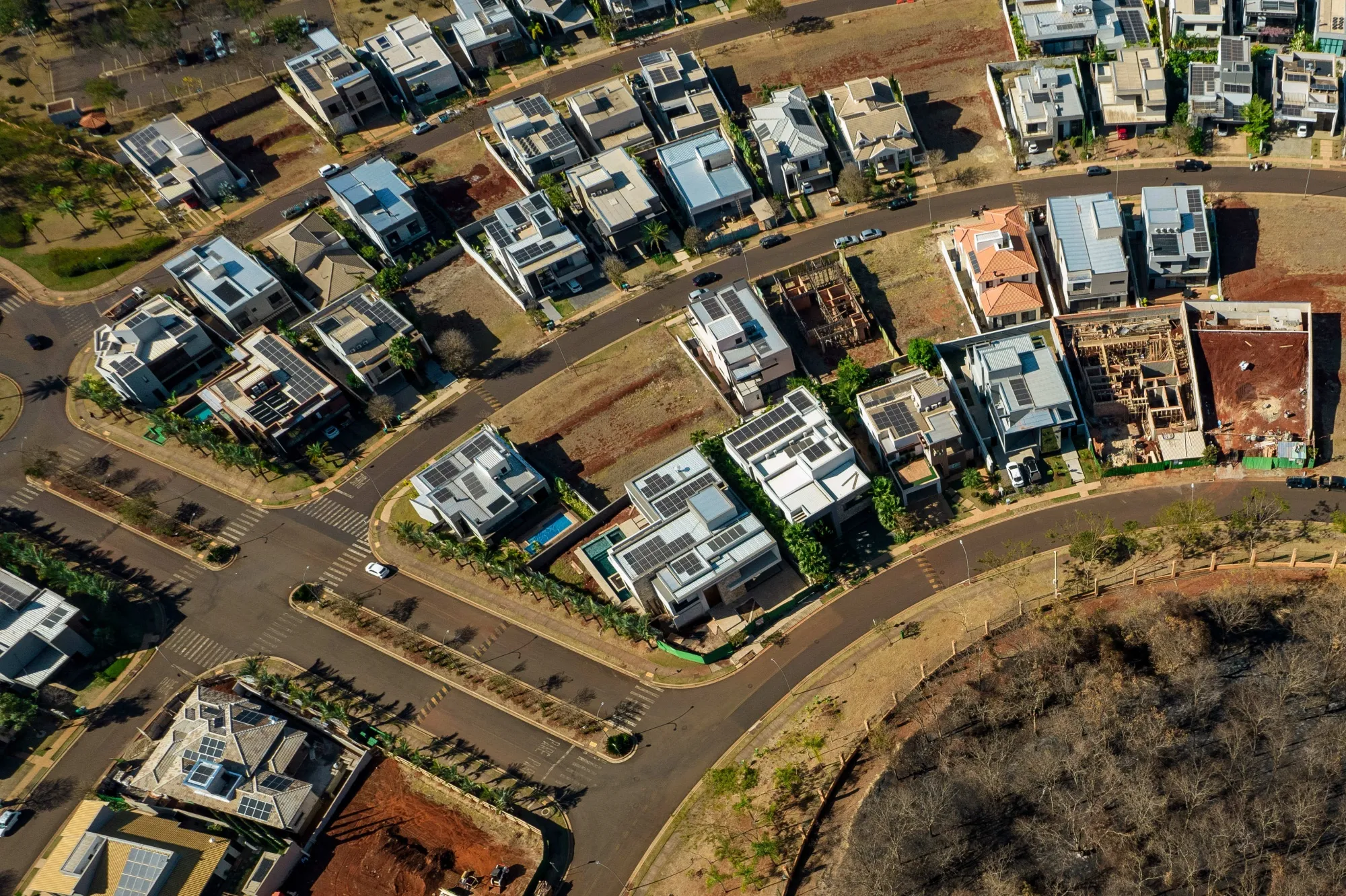 A residential housing development&nbsp;in Ribeirao Preto, Sao Paulo state, Brazil.