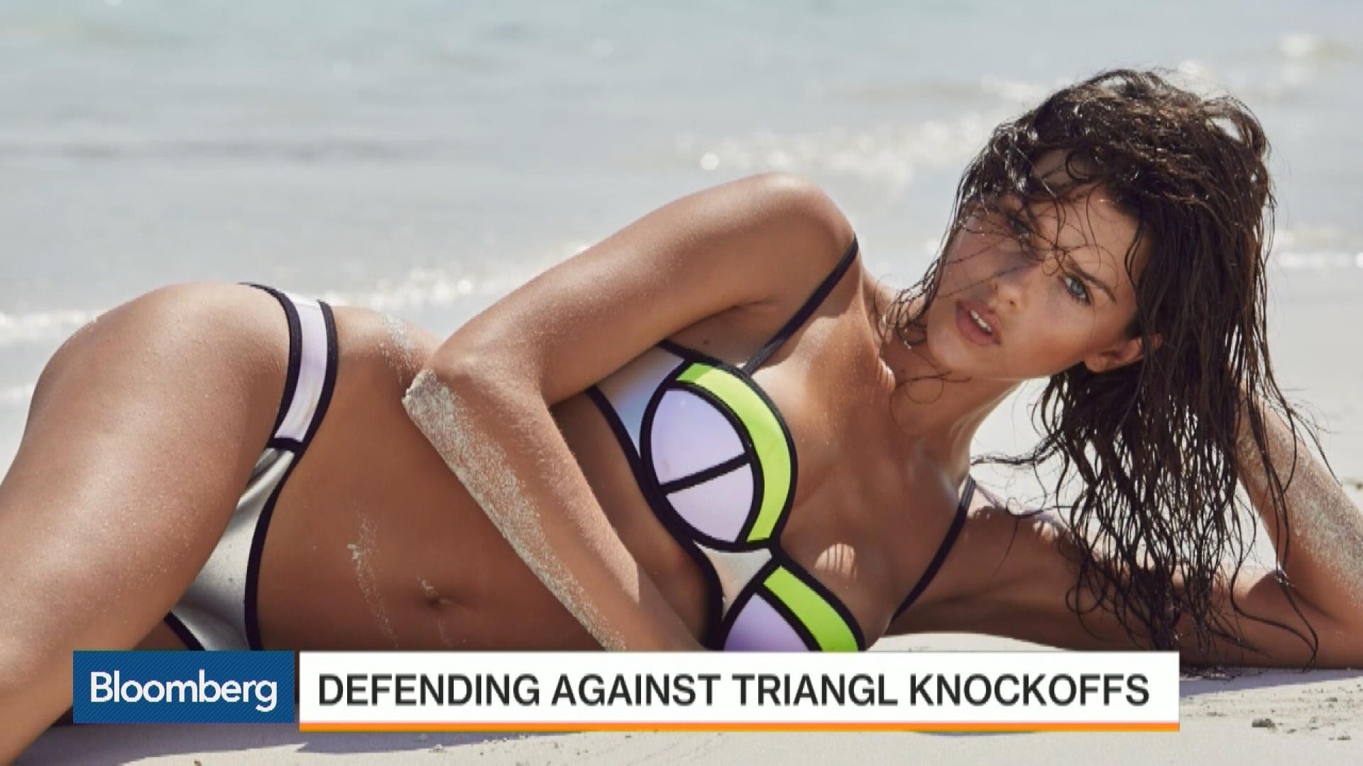 Bloomberg the Took How Those Over Bikinis - Color-Block Beach