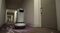 Relay robot on its way to make a delivery.