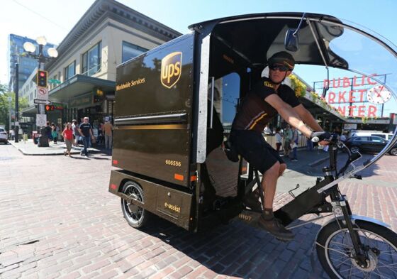 UPS Turns to Pedal Power to Tackle Seattle's Congested Streets