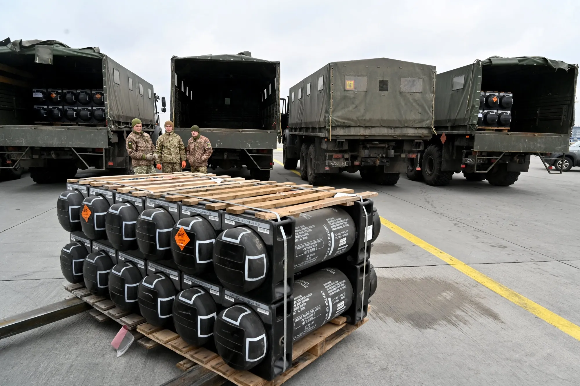 U.S. antitank weapons being delivered.&nbsp;