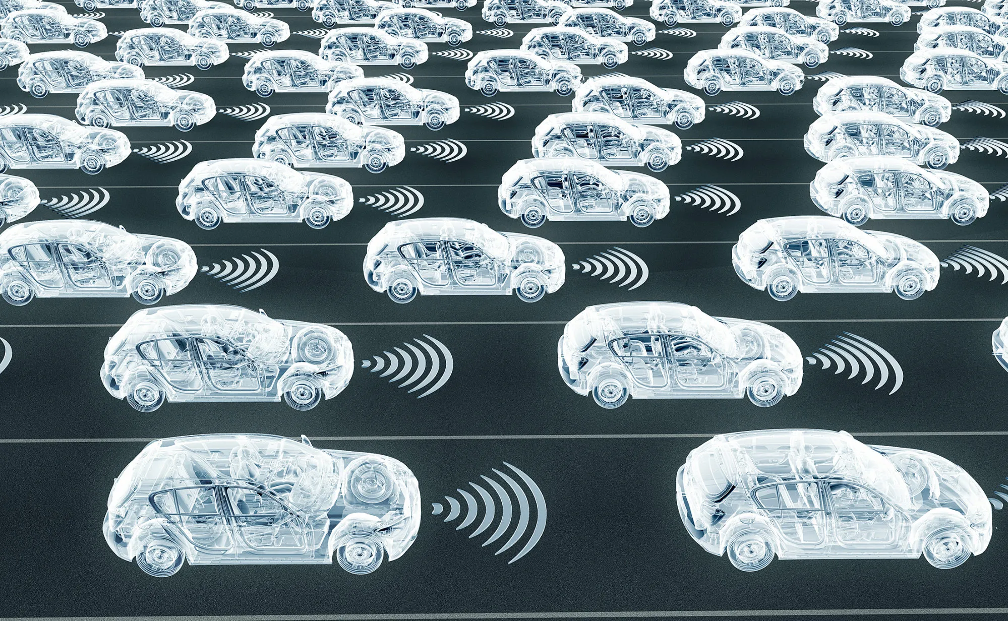 RF self driving autonomous