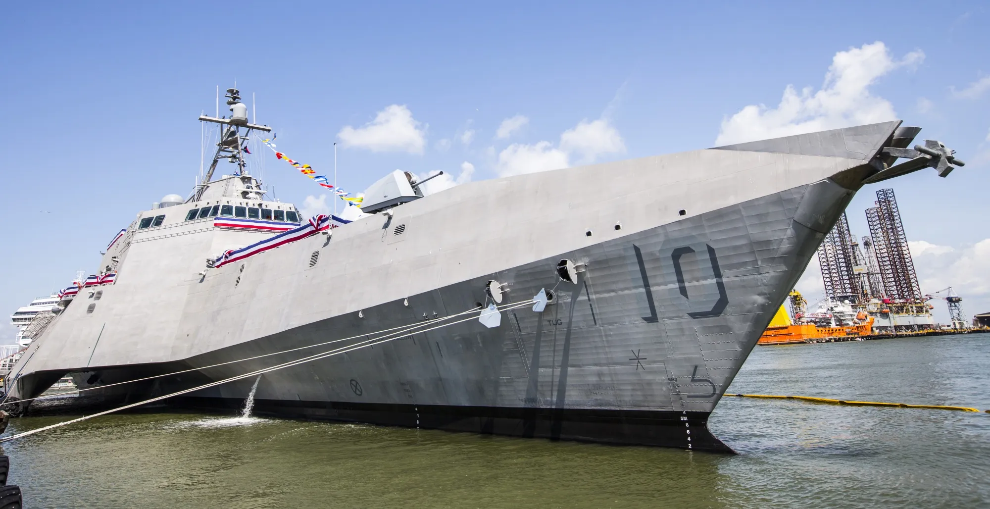 The U.S.S. Gabrielle Giffords in 2017.