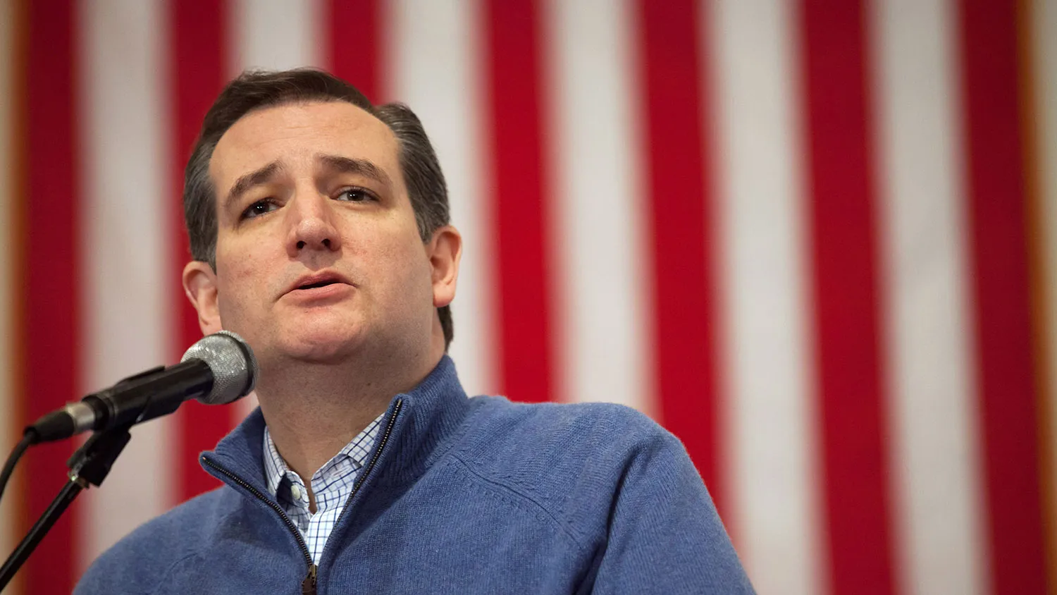 Republican presidential candidate Ted Cruz speaks at the Emmanuel Baptist Church on Feb. 4, 2016, in Hooksett, New Hampshire.
