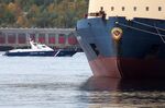 The Admiral Makarov icebreaking ship&nbsp;in Murmansk, Russia, in 2019.&nbsp;