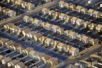 Rows of houses stand in Las Vegas, Nevada, U.S.