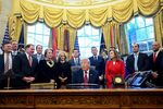 US President Donald Trump makes an announcement in the Oval Office of the White House in Washington on Dec. 3.