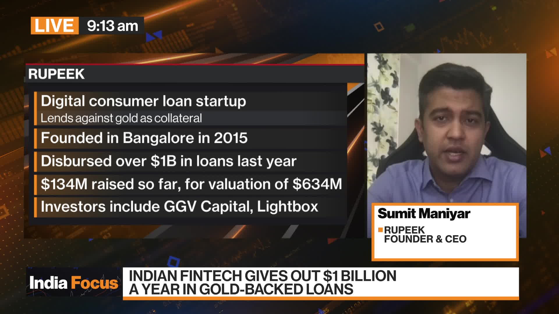 Watch Fintech Startup Rupeek Plans to Reach More Indian Cities - Bloomberg