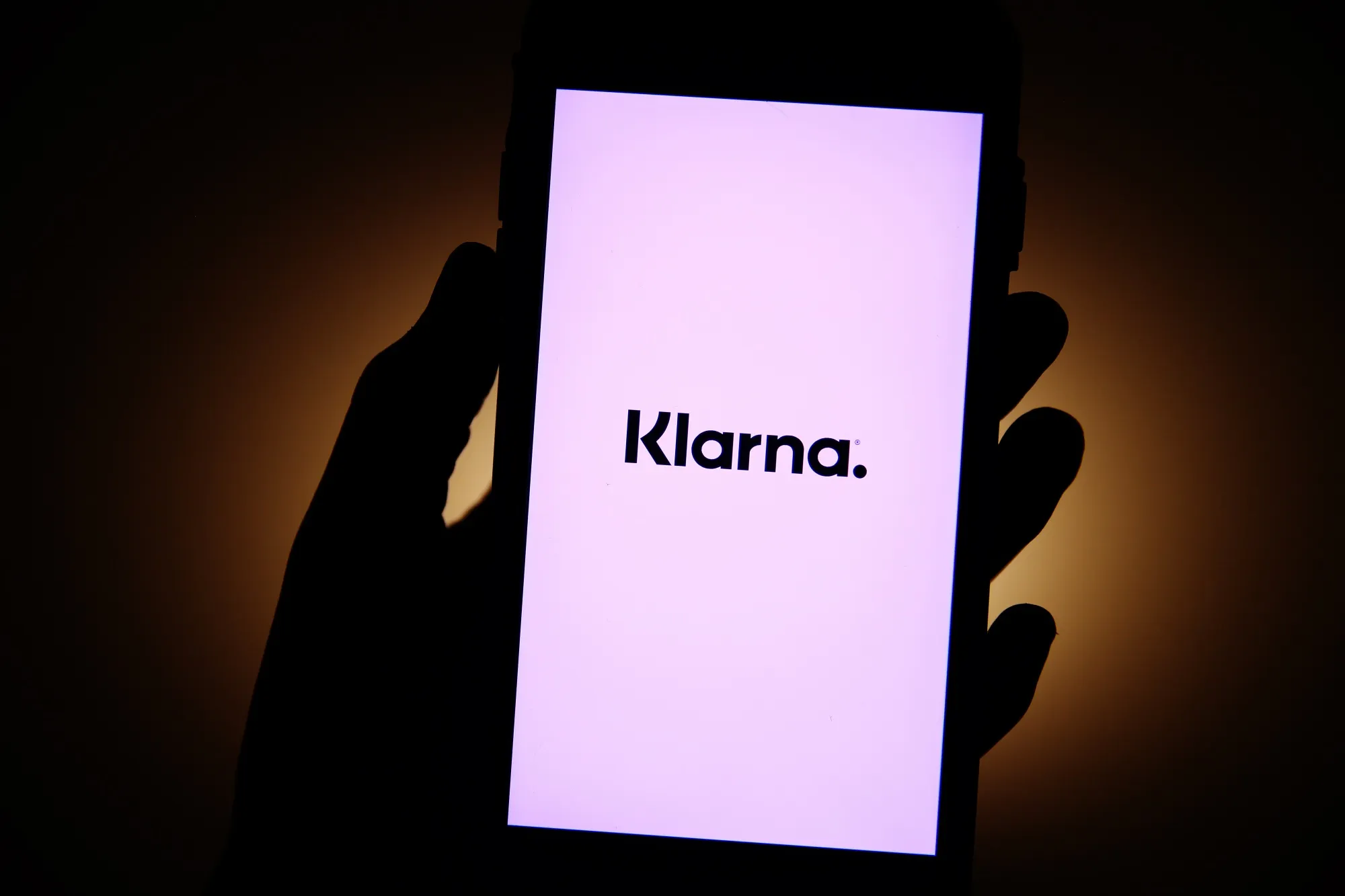 The Klarna app.
