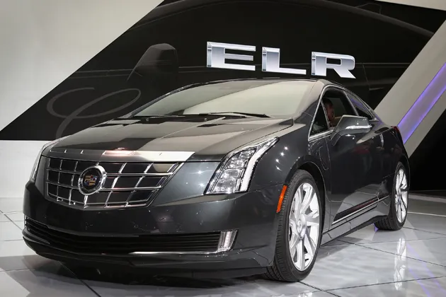 Cadillac shows off its ELR luxury hybrid at the North American International Auto Show on Jan. 15 in Detroit