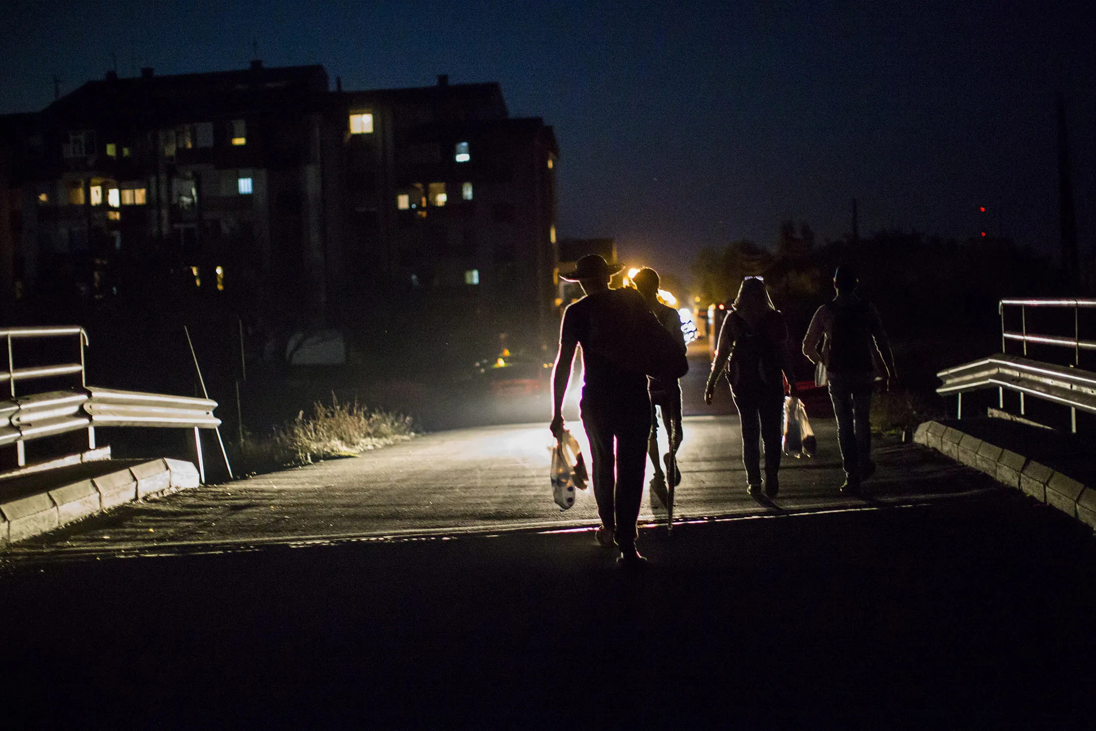 Migrants Cross Into Macedonia Before Continuing Their Journey