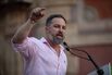 Spanish Vox Party Leader Santiago Abascal in Marcia