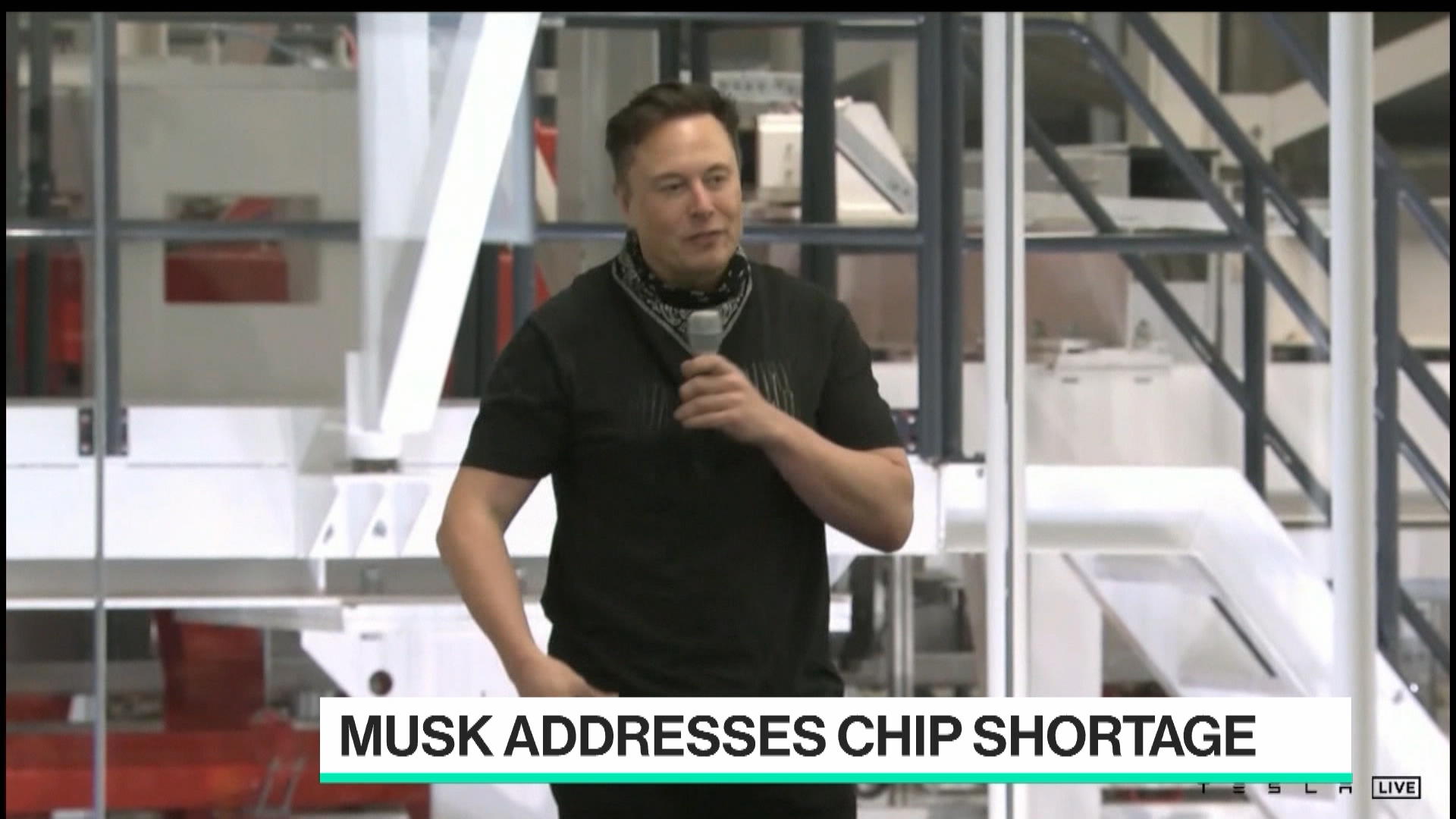 Musk Addresses Chip Shortage, Tesla Vehicle Roadmap