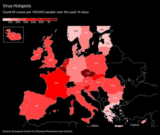 Lockdowns Near as European Governments Run Out of Options