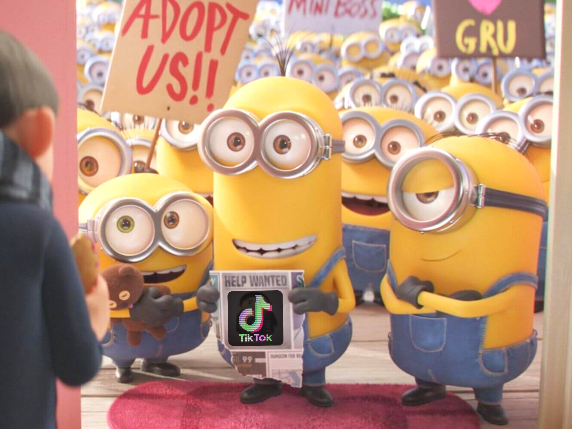 Why are people watching Minions in suits? The Rise of Gru meme