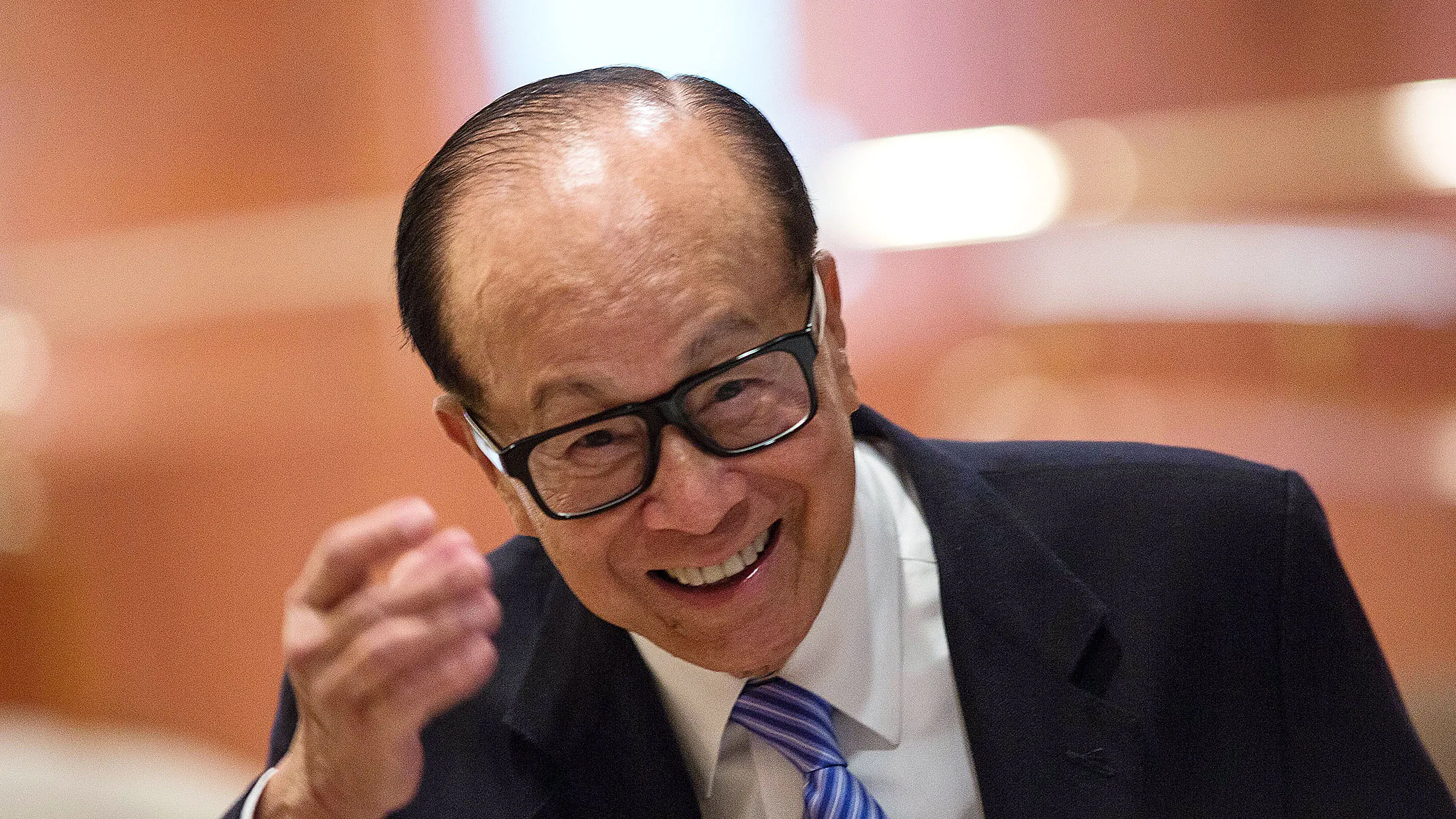 Billionaire Li Ka-shing, chairman of Cheung Kong Holdings Ltd. and Hutchison Whampoa Ltd.
