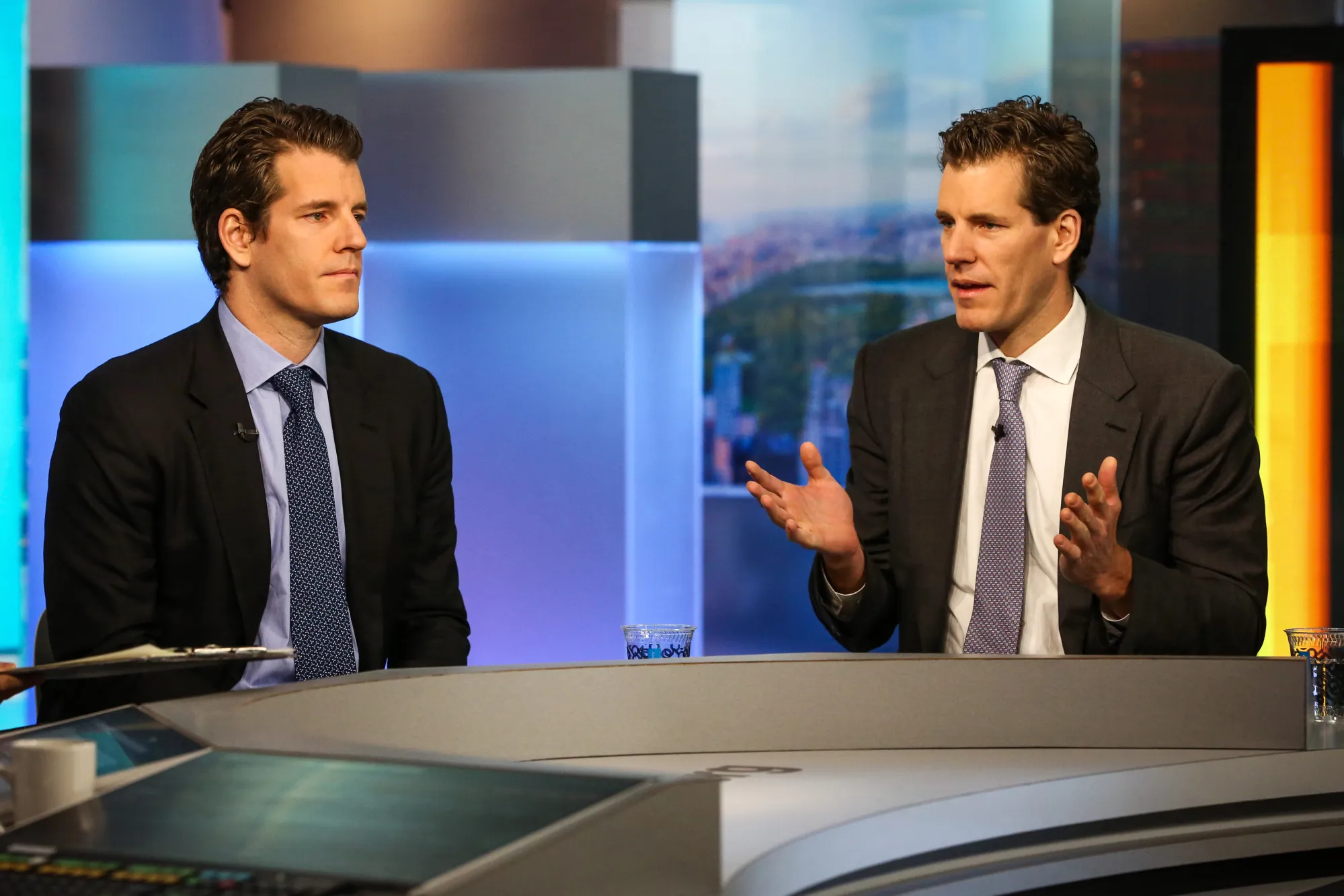 Cameron Winklevoss,&nbsp;right, and his twin brotherTyler.