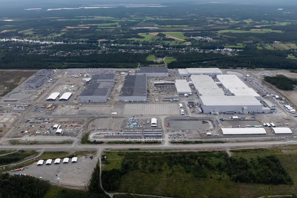 Northvolt's Skelleftea plant.