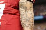 Colin Kaepernick's artistic arm at Super Bowl XLVII in New Orleans