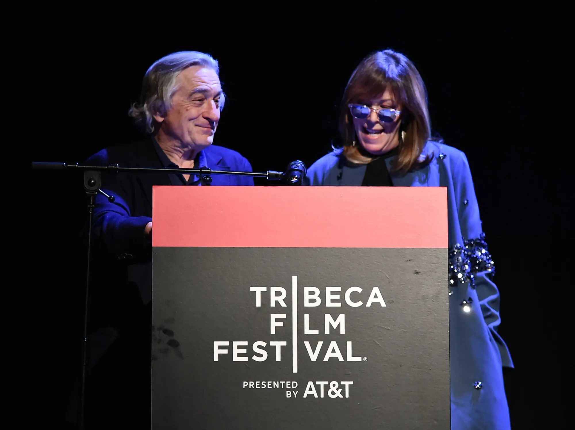 Robert De Niro and Jane Rosenthal at the 2019 Tribeca Film Festival.