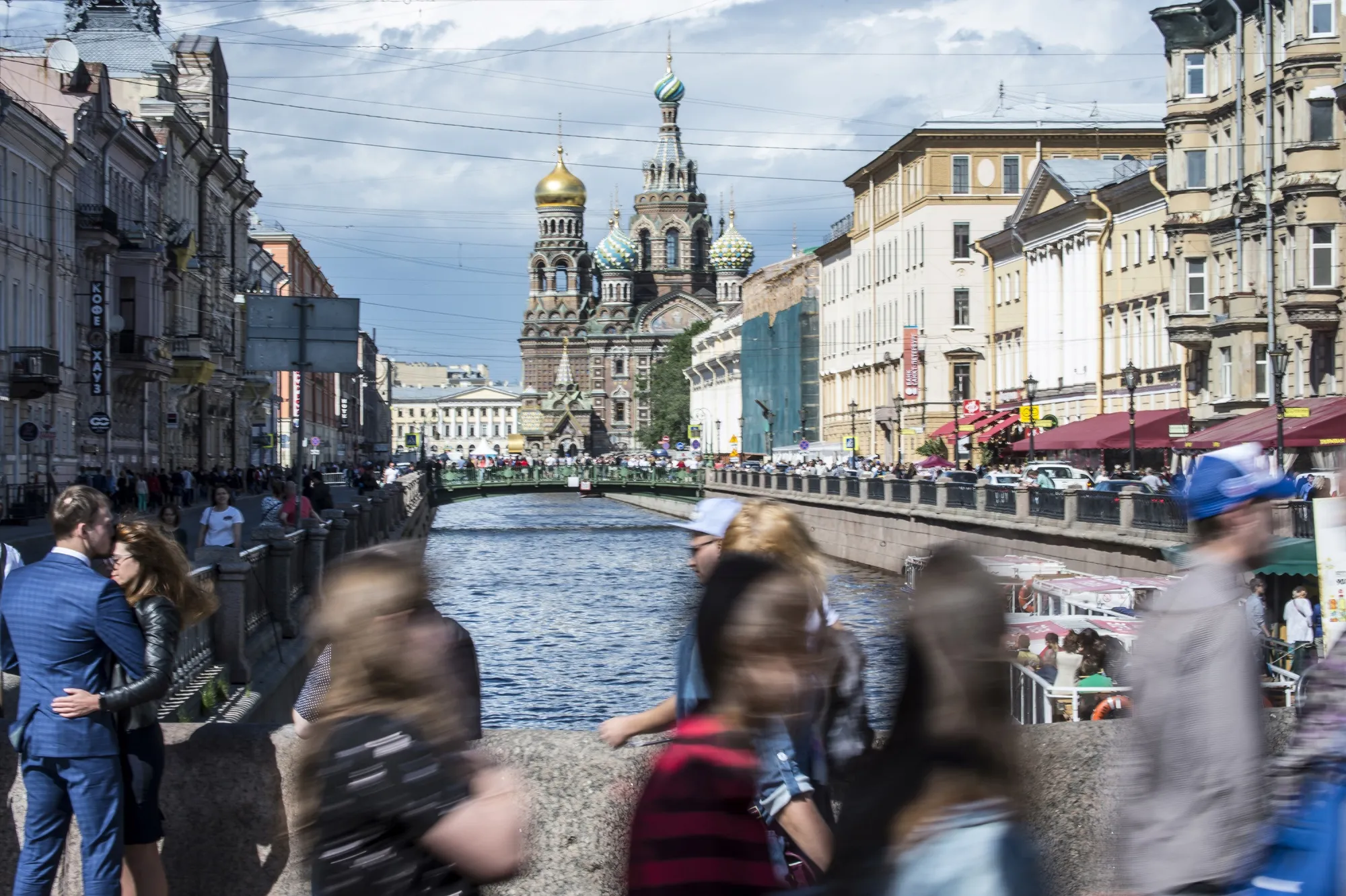 The Church of the Savior of Spilled Blood in St. Petersburg.