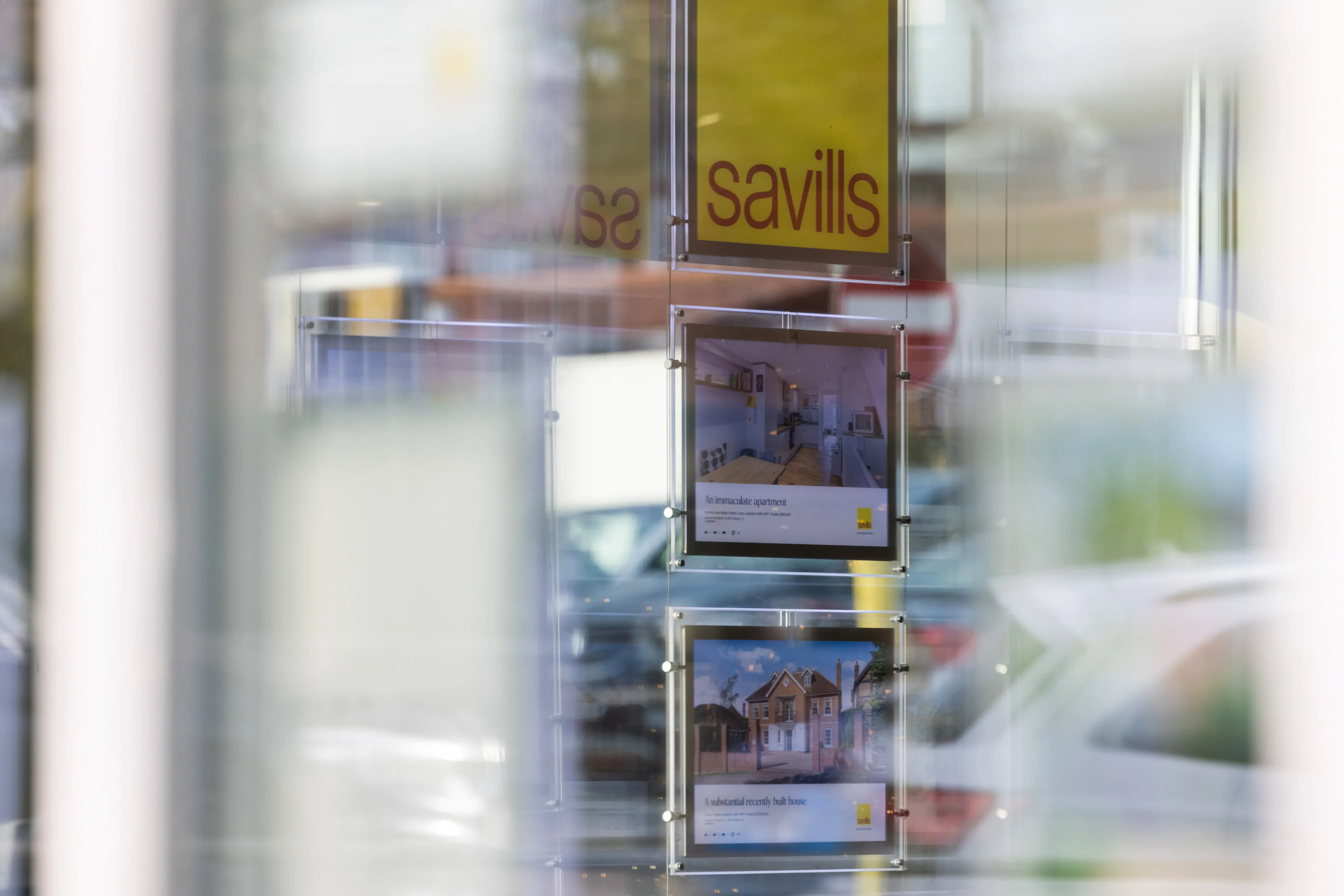 A Savills Plc estate agents in Loughton, UK.