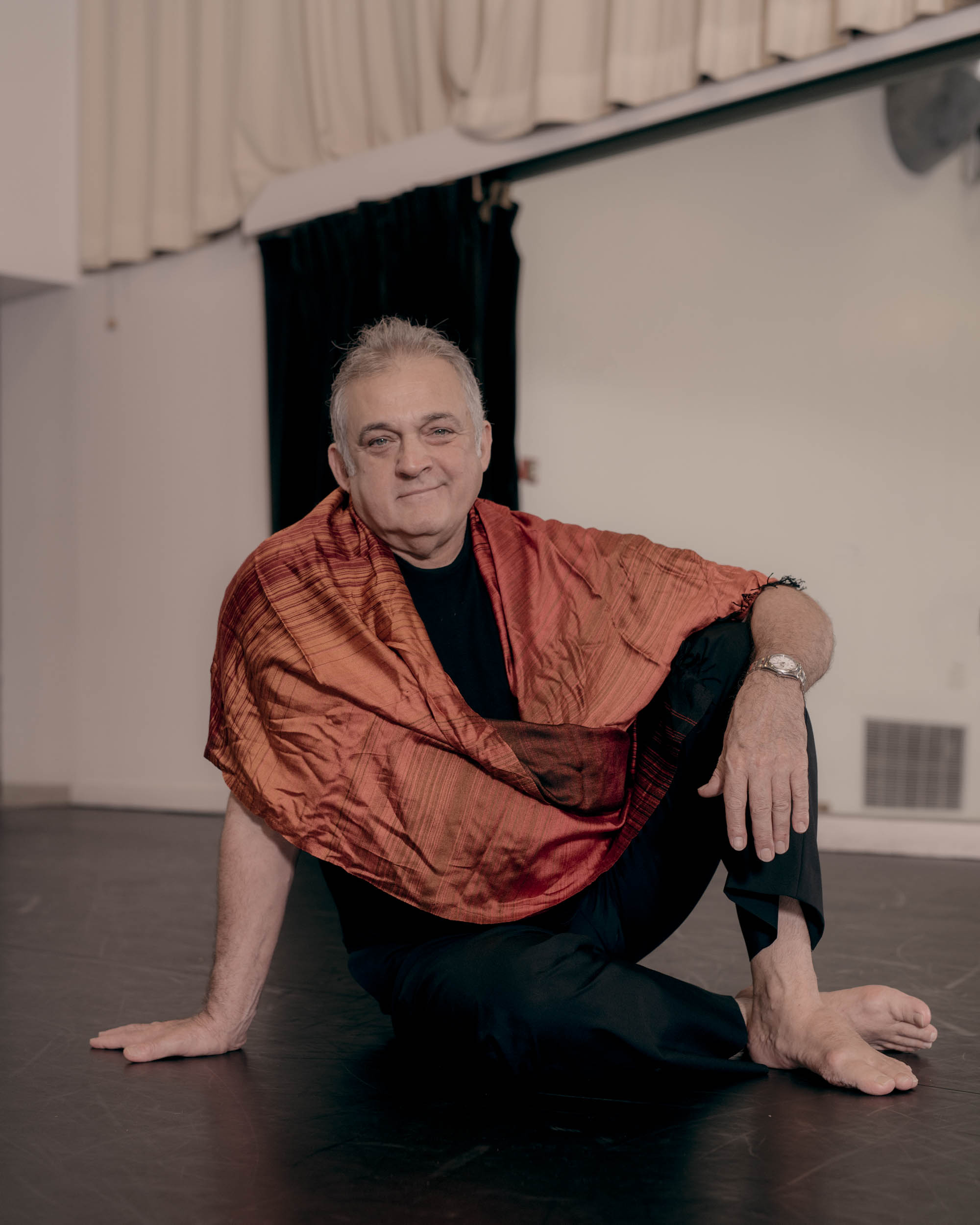 Mark Morris in a rehearsal studio at his five-story dance building in downtown Brooklyn.
