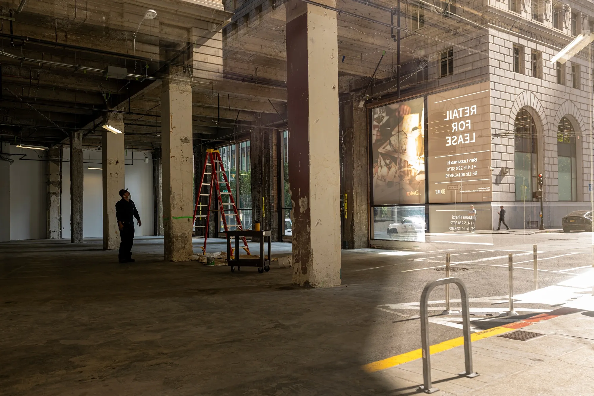 A&nbsp;vacant office and retail building in San Francisco.