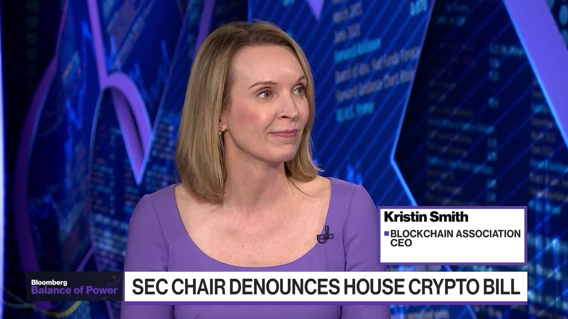 Watch Kristin Smith on House to Vote on Crypto FIT21 Bill - Bloomberg