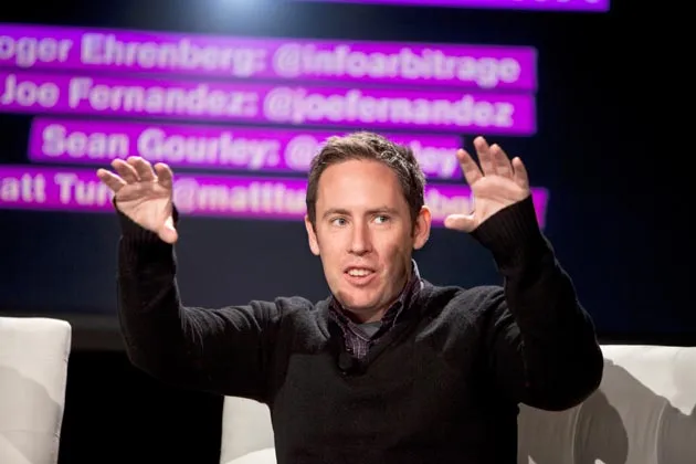 Joe Fernandez, co-founder and CEO of Klout, at the Bloomberg Empowered Entrepreneur Conference in New York in 2011