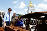 Canadian Prime Minister Justin Trudeau Visits Kyiv
