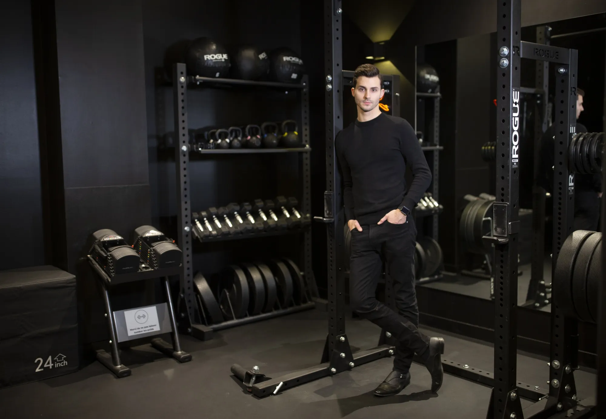 Wilfred Valenta at a Silofit gym in Montreal.