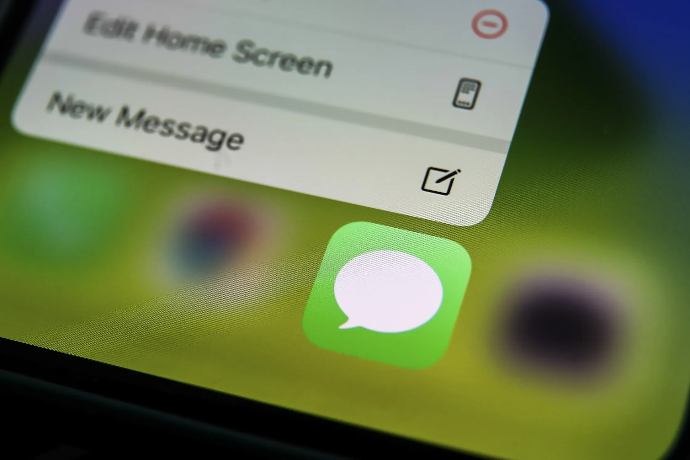 The iMessage app.