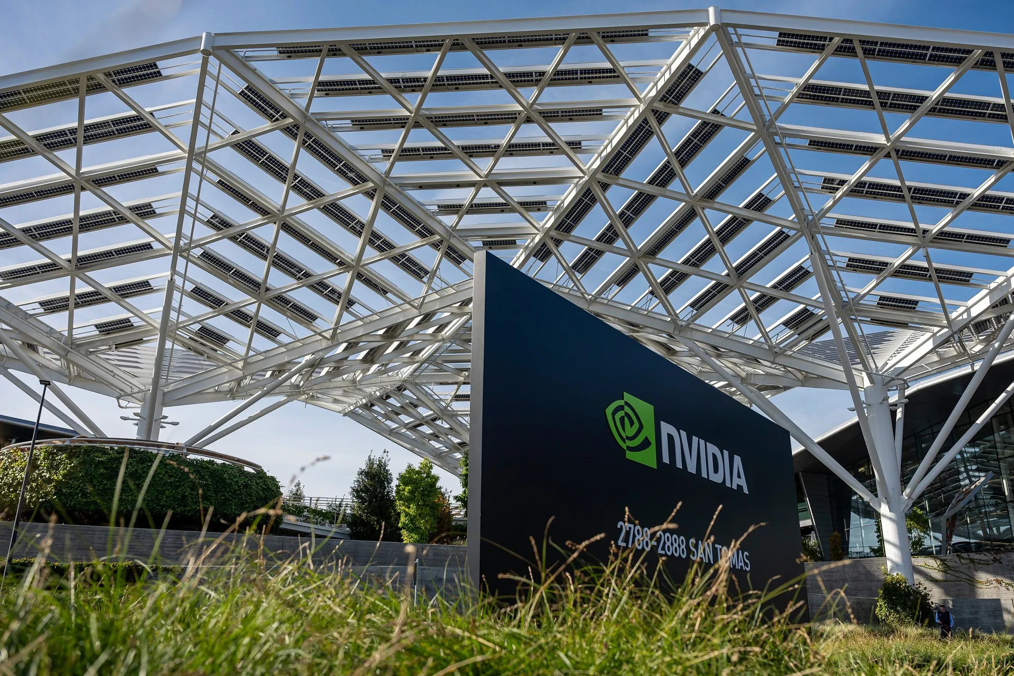 The Nvidia headquarters in Santa Clara, California.