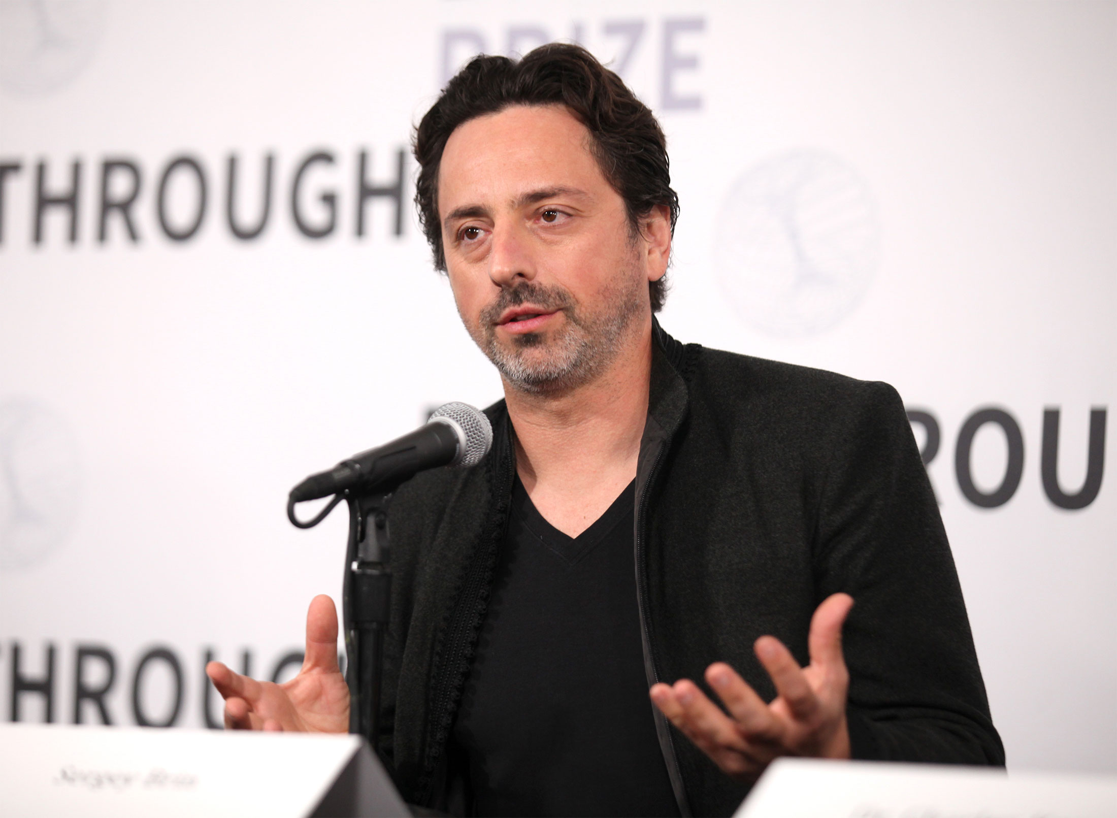 Sergey Brin (Photo by Kelly Sullivan/Getty Images for Breakthrough Prize)