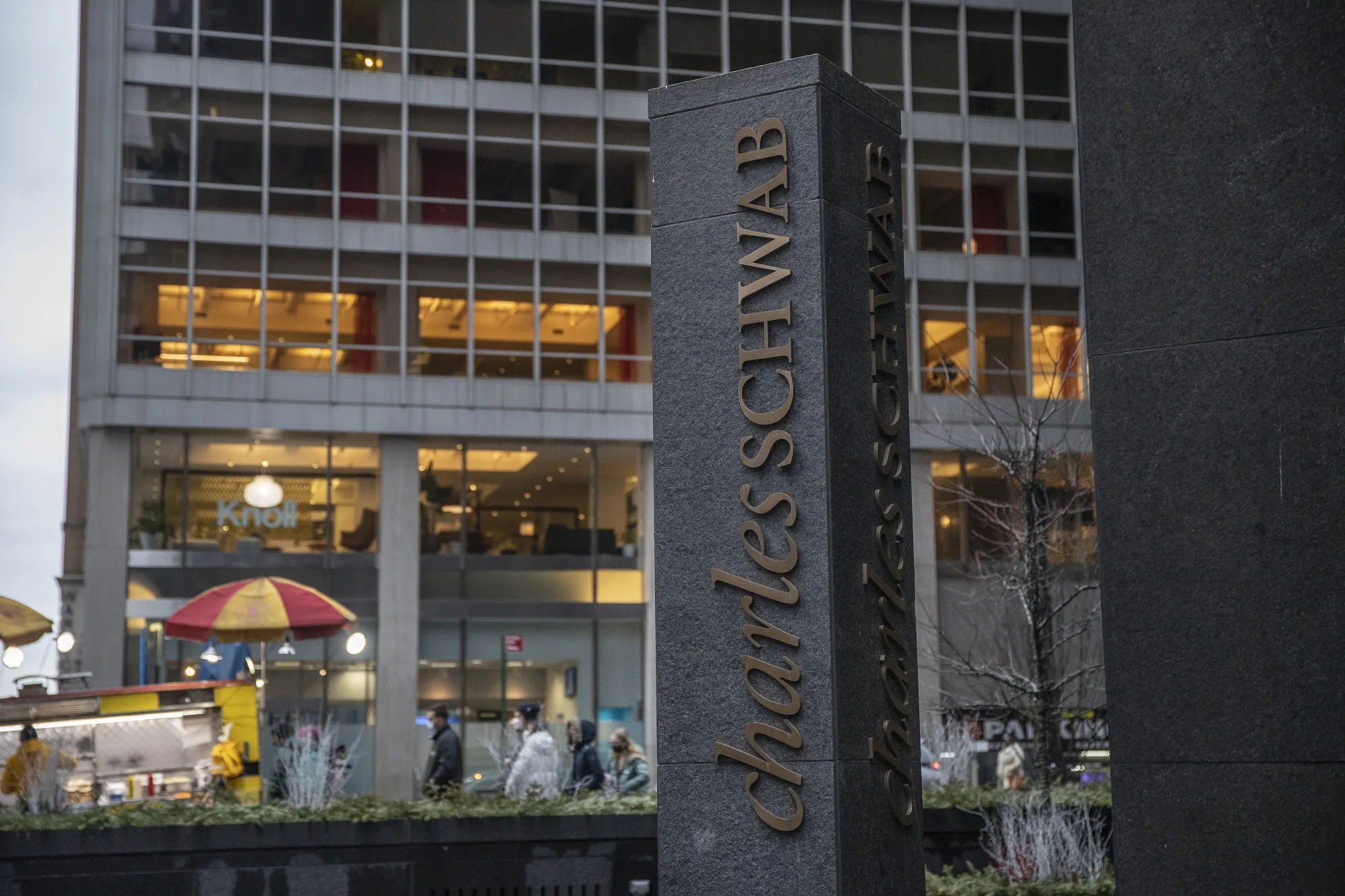 A Charles Schwab location in New York, U.S., on Monday, Jan. 17, 2022. Photographer: Victor J. Blue/Bloomberg