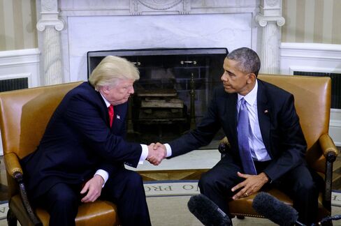オバマ大統領からトランプ大統領へ