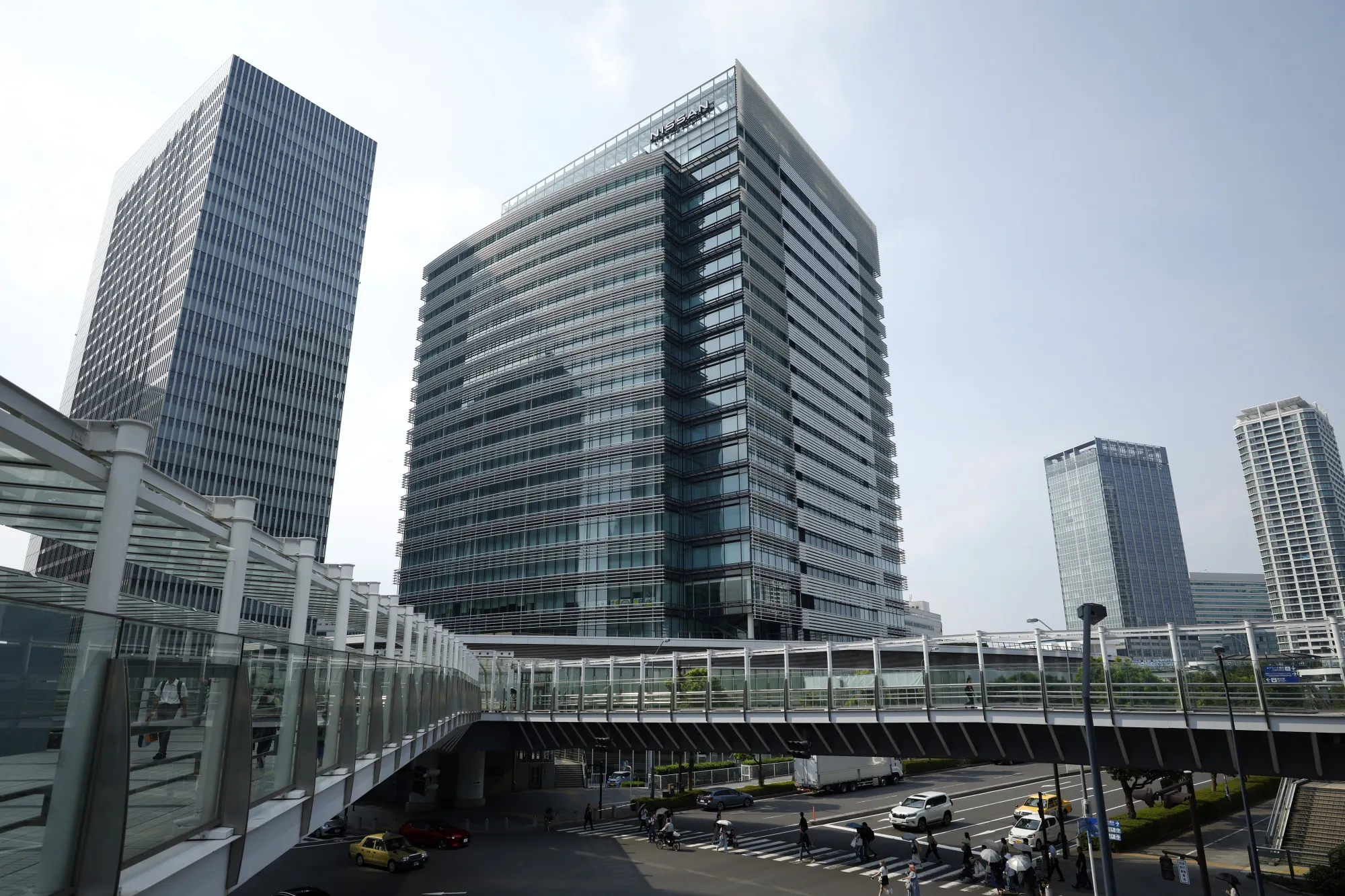 The Nissan Motor Co. global headquarters in Yokohama, Japan.