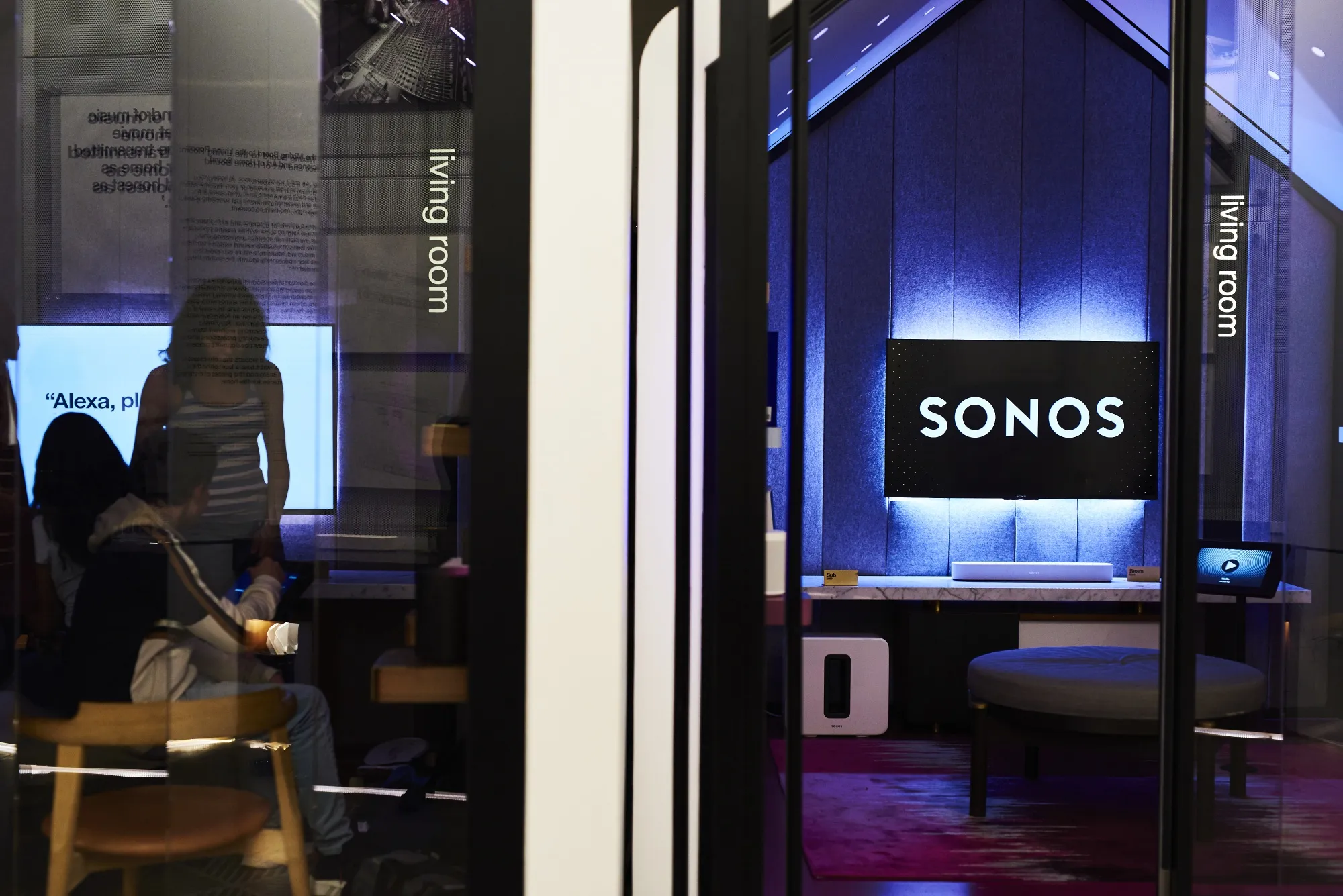 A Sonos store in New York.