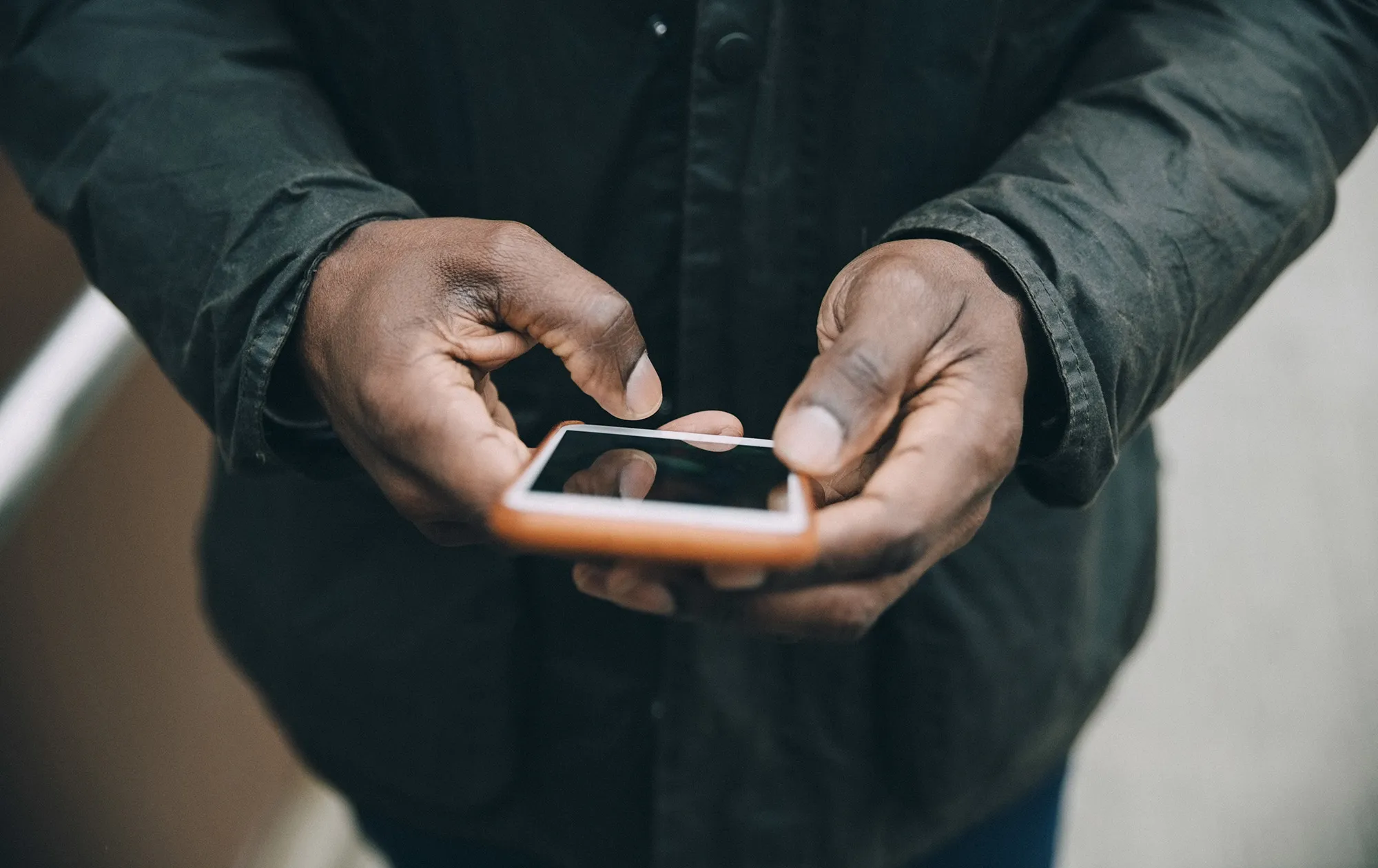 RF phone smartphone black