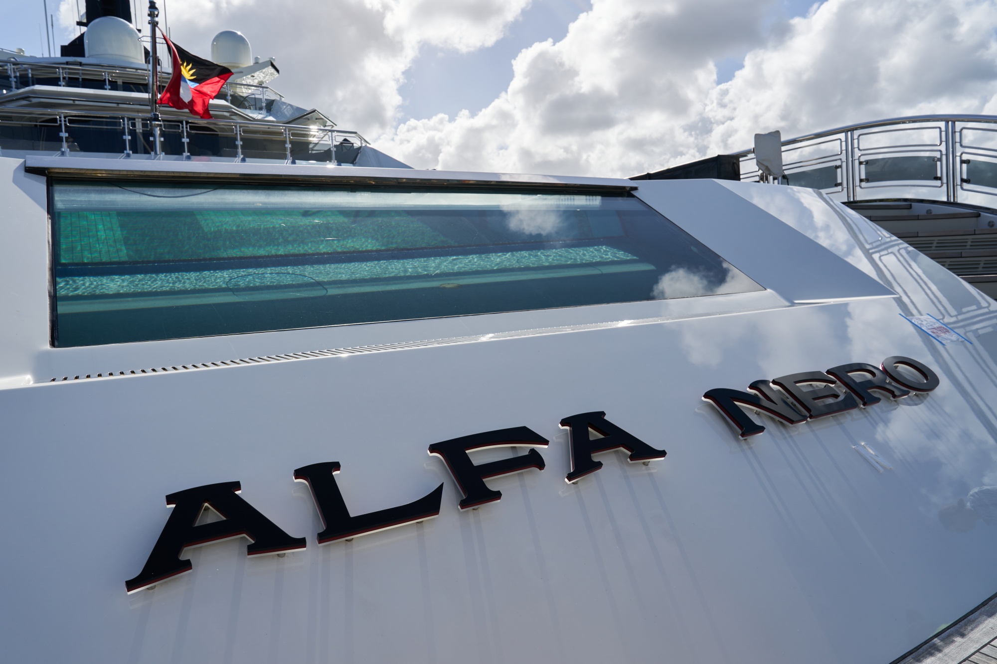 The Alfa Nero superyacht.