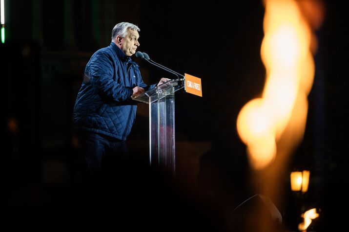 Hungarian Prime Minister Viktor Orban Speaks Ahead of Election